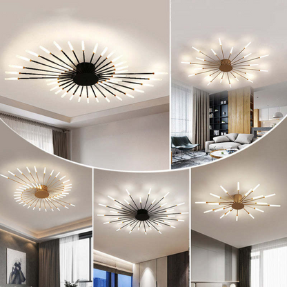 Moderne Grote LED Plafondlamp Opbouw voor Woonkamer en Slaapkamer