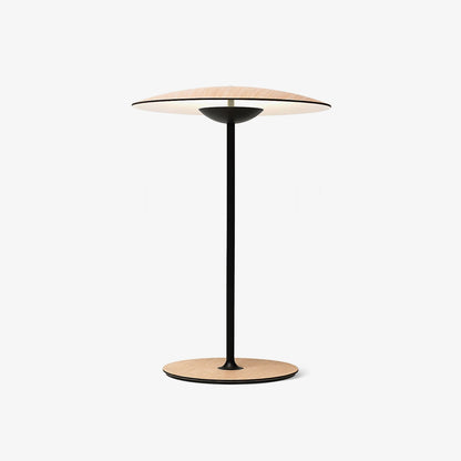 Moderne metalbordlampe med integreret LED-belysning