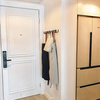 Modern Metal Wall Coat Rack with Minimalist Design