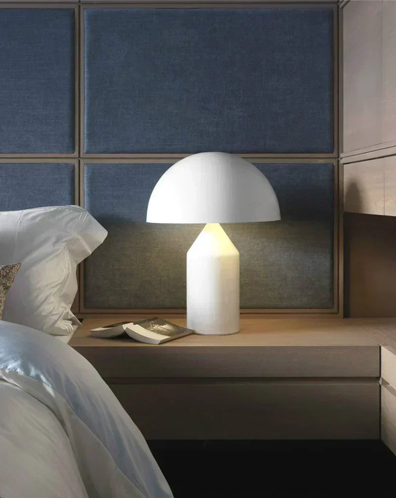 Moderne Pilz-Tischlampe mit dimmbarer LED-Beleuchtung und Touch-Steuerung