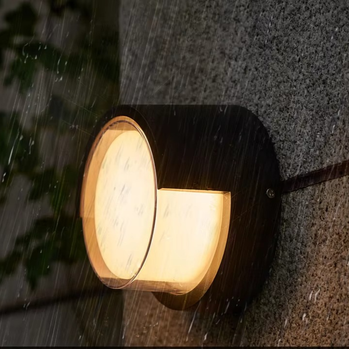Moderne buiten LED wandlamp met bewegingssensor waterdicht IP65