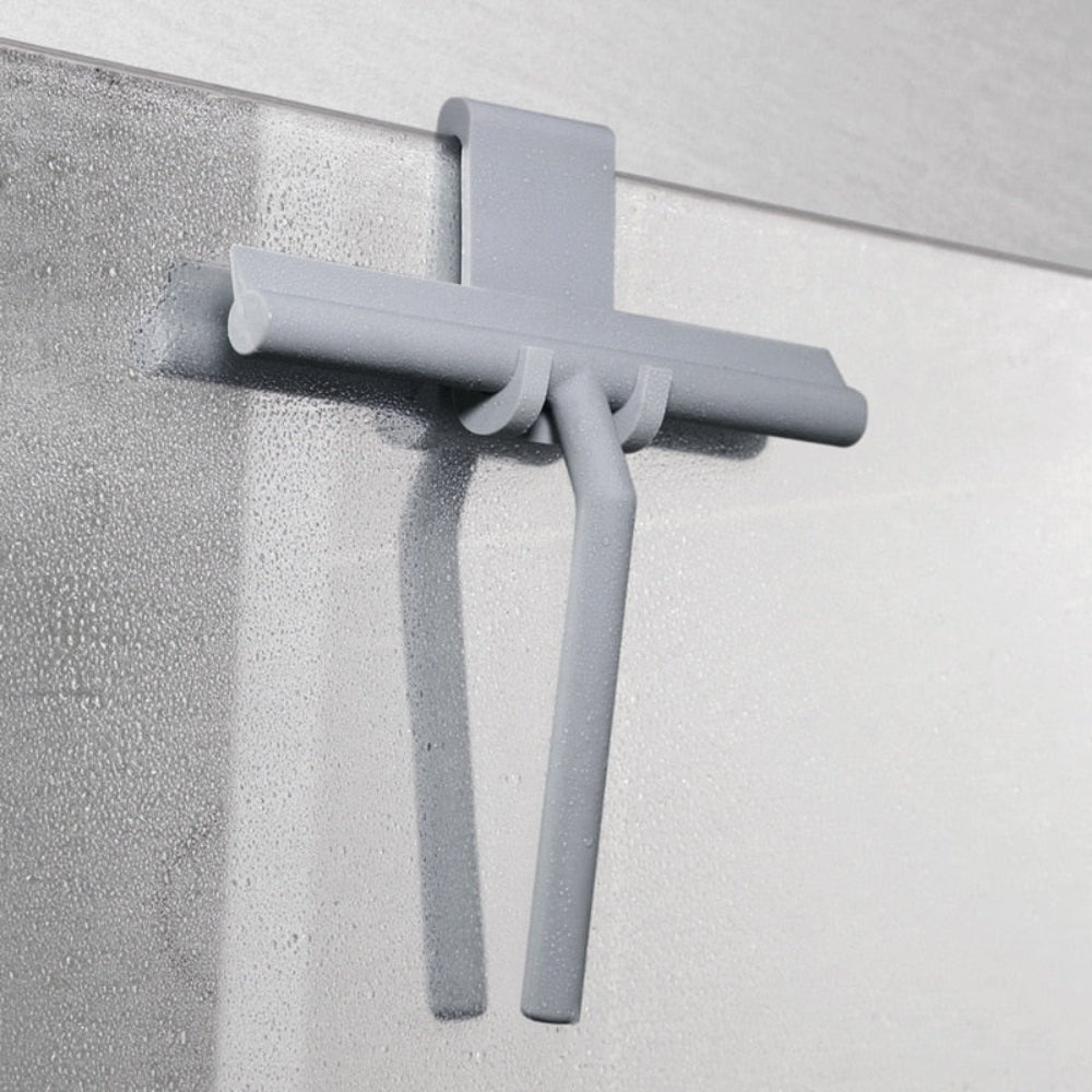 Modern Shower Squeegee with Silicone Edge and Hanging Hook