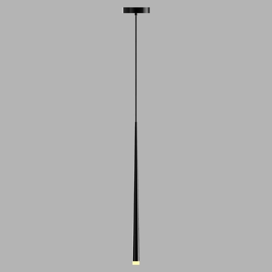 Modern Teardrop Pendant Light with Warm White LED and Adjustable Cable