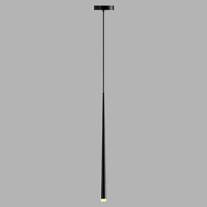 Modern Teardrop Pendant Light with Warm White LED and Adjustable Cable