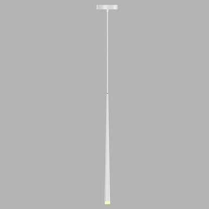 Modern Teardrop Pendant Light with Warm White LED and Adjustable Cable