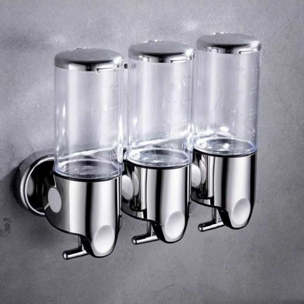 Moderne vægmonteret sæbedispenser rustfrit stål badeværelsestilbehør