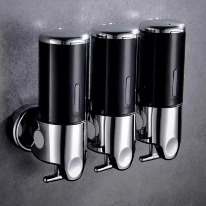Moderne vægmonteret sæbedispenser rustfrit stål badeværelsestilbehør