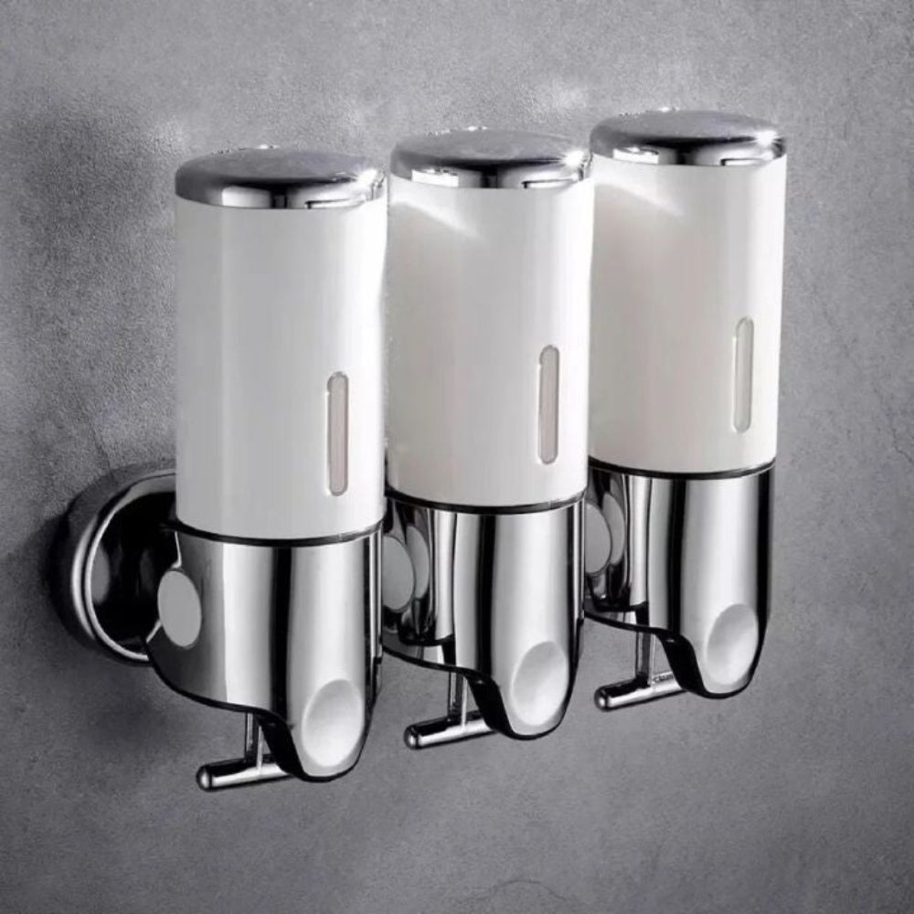 Moderne vægmonteret sæbedispenser rustfrit stål badeværelsestilbehør