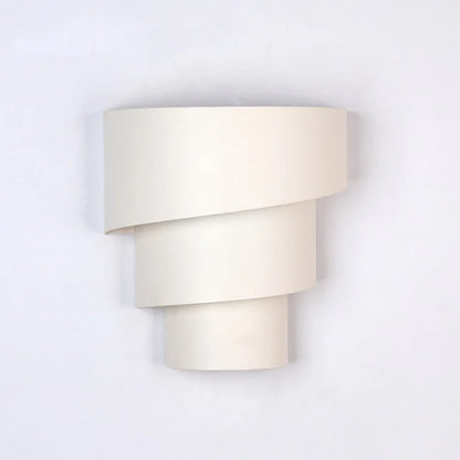 Moderne weiße LED-Wandleuchte mit diffusem Licht und minimalistischem Design