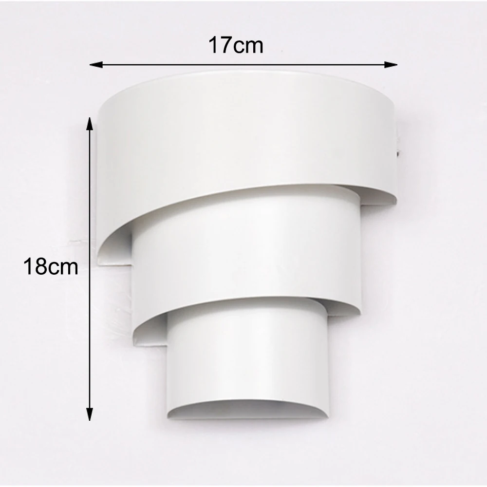 Moderne weiße LED-Wandleuchte mit diffusem Licht und minimalistischem Design