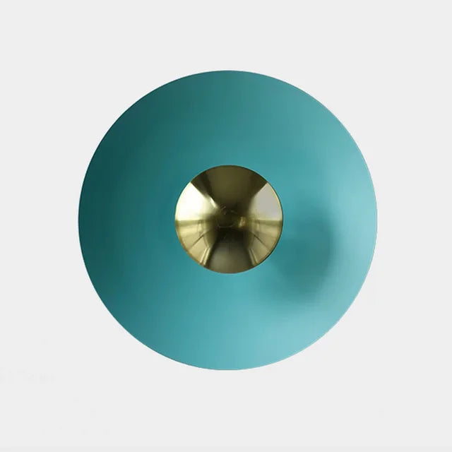 Modern Round LED Wall Lamp with Adjustable Lighting and Multiple Color Options