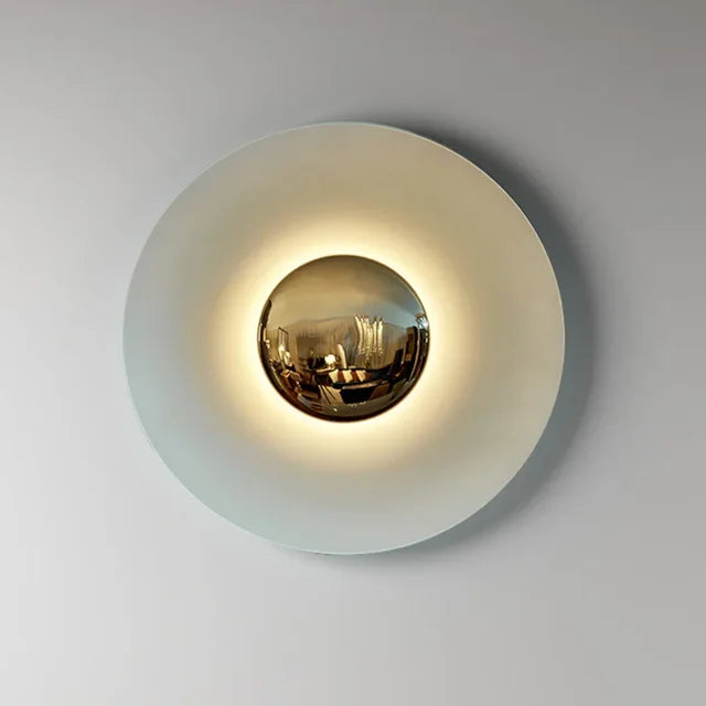 Modern Round LED Wall Lamp with Adjustable Lighting and Multiple Color Options