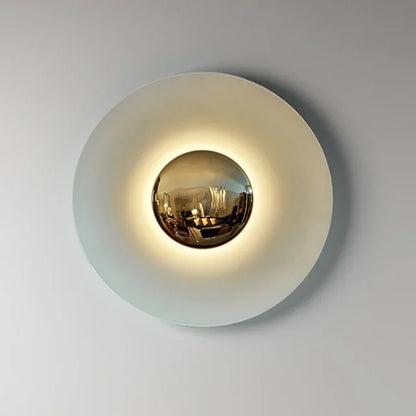 Modern Round LED Wall Lamp with Adjustable Lighting and Multiple Color Options