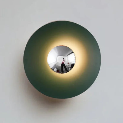 Modern Round LED Wall Lamp with Adjustable Lighting and Multiple Color Options