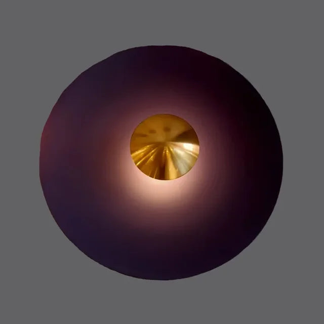 Modern Round LED Wall Lamp with Adjustable Lighting and Multiple Color Options