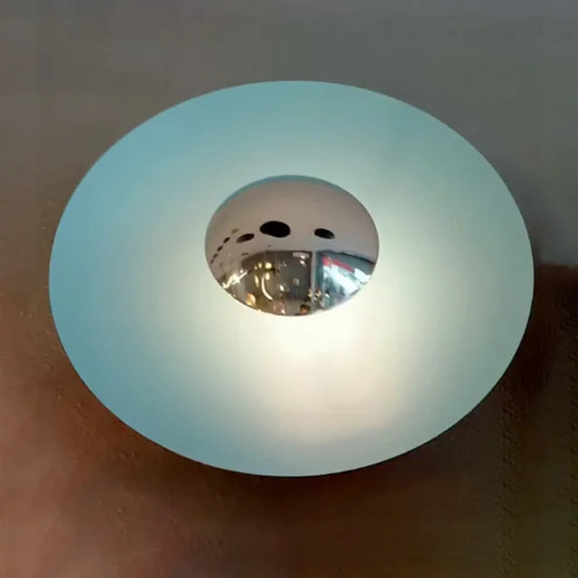 Modern Round LED Wall Lamp with Adjustable Lighting and Multiple Color Options
