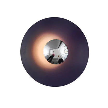 Modern Round LED Wall Lamp with Adjustable Lighting and Multiple Color Options