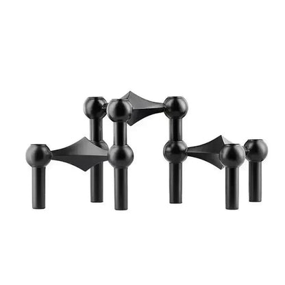Molecular Metal Candle Holder – Nordic Modern Decorative Candle Stand