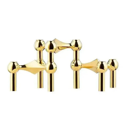 Molecular Metal Candle Holder – Nordic Modern Decorative Candle Stand
