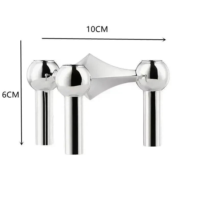 Molecular Metal Candle Holder – Nordic Modern Decorative Candle Stand