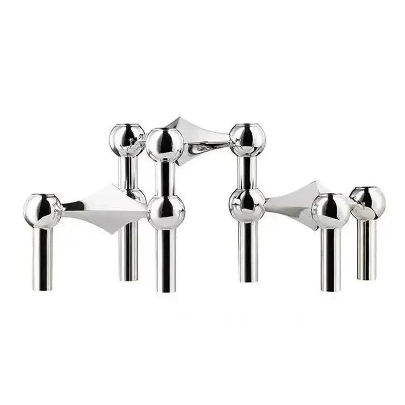 Molecular Metal Candle Holder – Nordic Modern Decorative Candle Stand