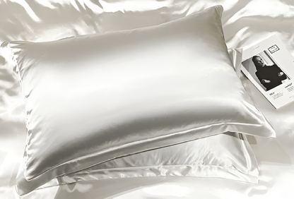 Mulberry Silk Blend Bedding Set with Duvet Cover, Fitted Sheet and Pillowcases
