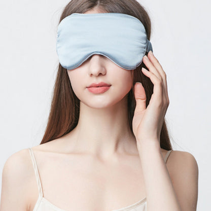 Slaapmasker van moerbeizijde met verstelbare band en volledig lichtwerend ontwerp