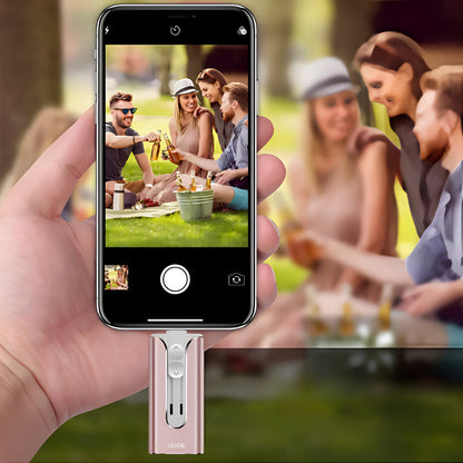 USB-flashdrev med flere stik til filopbevaring på telefon og computer