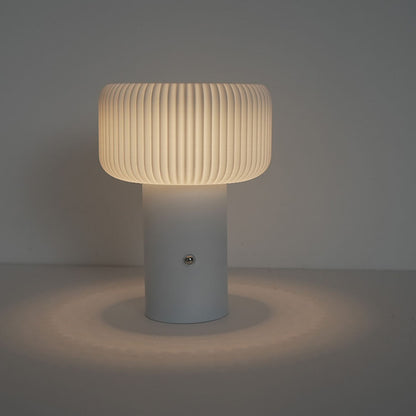 Paddenstoelvormige tafellamp met dimbare verlichting in 3 kleuren en aanraakbediening