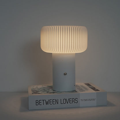 Paddenstoelvormige tafellamp met dimbare verlichting in 3 kleuren en aanraakbediening