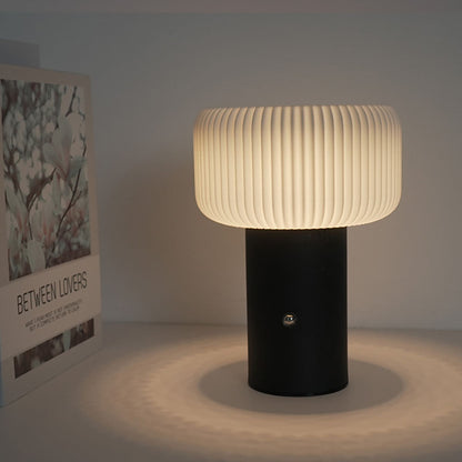 Paddenstoelvormige tafellamp met dimbare verlichting in 3 kleuren en aanraakbediening