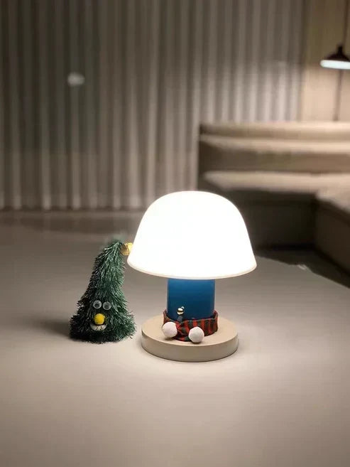 Pilz-Tischleuchte mit dimmbarer LED-Beleuchtung und Touch-Steuerung