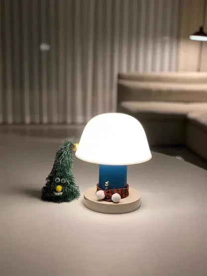 Pilz-Tischleuchte mit dimmbarer LED-Beleuchtung und Touch-Steuerung