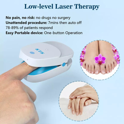 Urządzenie do laserowego leczenia grzybicy paznokci, terapia dwoma długościami fal