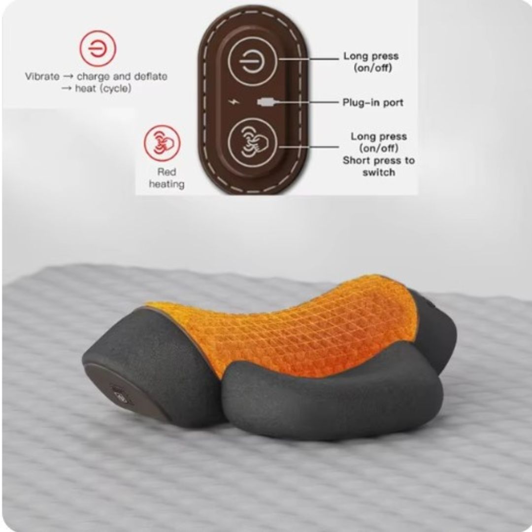 NeckEase memory foam ortopædisk pude til nakkestøtte