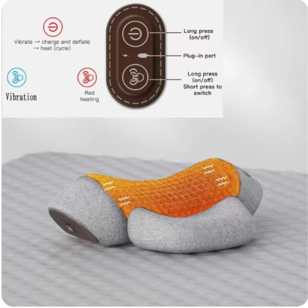 NeckEase memory foam ortopædisk pude til nakkestøtte