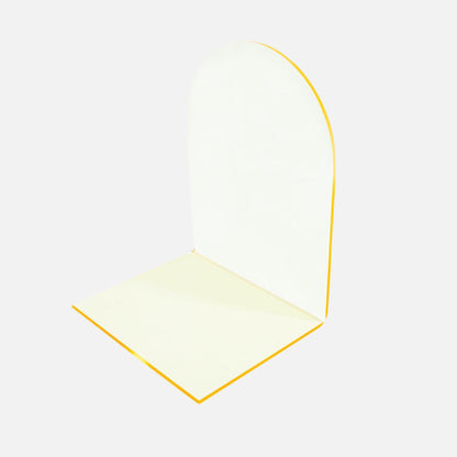Neon Acrylic Bookends with Modern Colour Accents