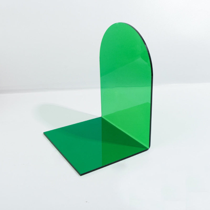Neon Acrylic Bookends with Modern Colour Accents