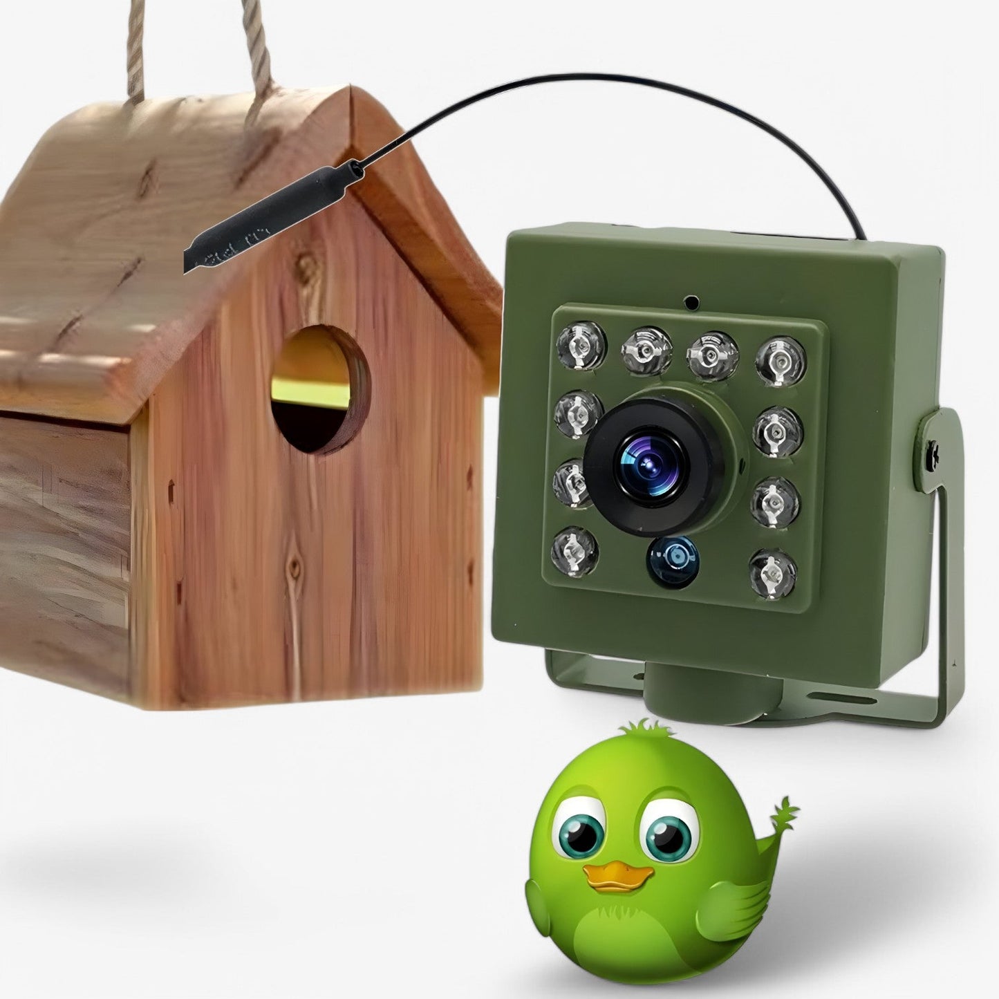 NestCam HD Wi-Fi vogelnestcamera met nachtzicht en weerbestendig ontwerp