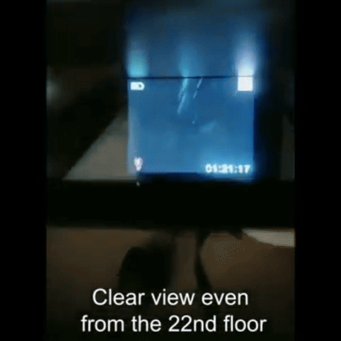 Nachtzicht verrekijker met infraroodcamera en opnamefunctie