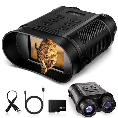 Nachtzicht verrekijker met infraroodcamera en opnamefunctie