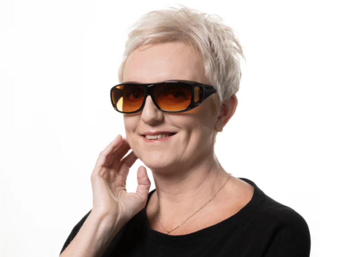 NoctiVision Nachtsichtbrille mit blendfreien Gläsern für klarere und sicherere Nachtsicht  