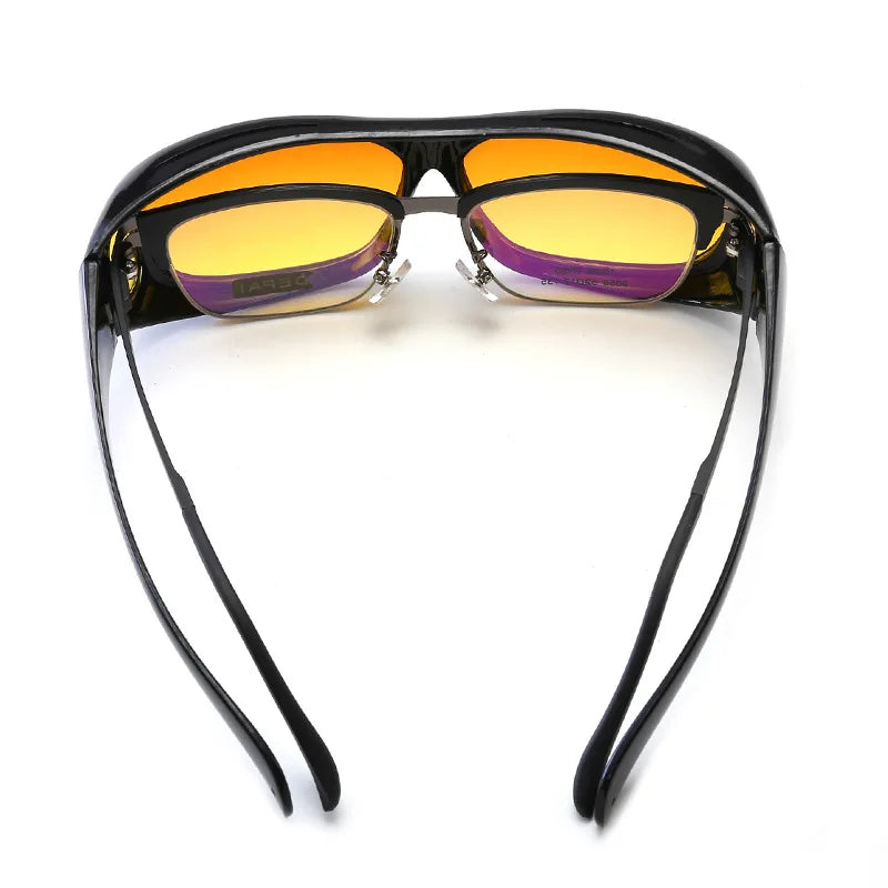 NoctiVision Nachtsichtbrille mit blendfreien Gläsern für klarere und sicherere Nachtsicht  