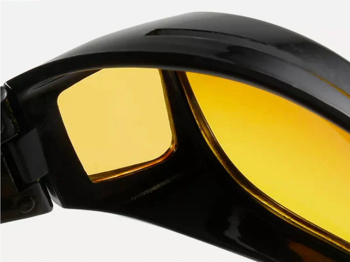 NoctiVision Nachtsichtbrille mit blendfreien Gläsern für klarere und sicherere Nachtsicht  