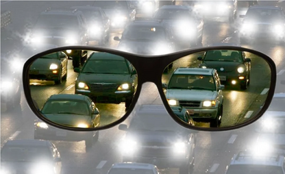 NoctiVision Nachtsichtbrille mit blendfreien Gläsern für klarere und sicherere Nachtsicht  