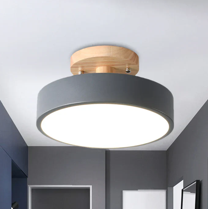 Nordic LED Plafondlamp met Minimalistisch Scandinavisch Ontwerp