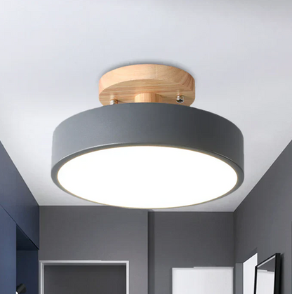 Nordic LED Plafondlamp met Minimalistisch Scandinavisch Ontwerp