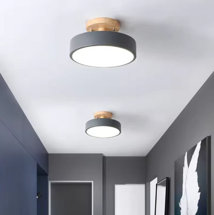 Nordic LED Plafondlamp met Minimalistisch Scandinavisch Ontwerp