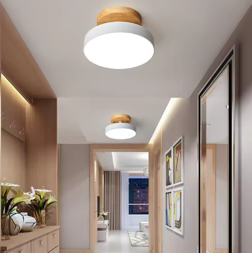Nordic LED Plafondlamp met Minimalistisch Scandinavisch Ontwerp