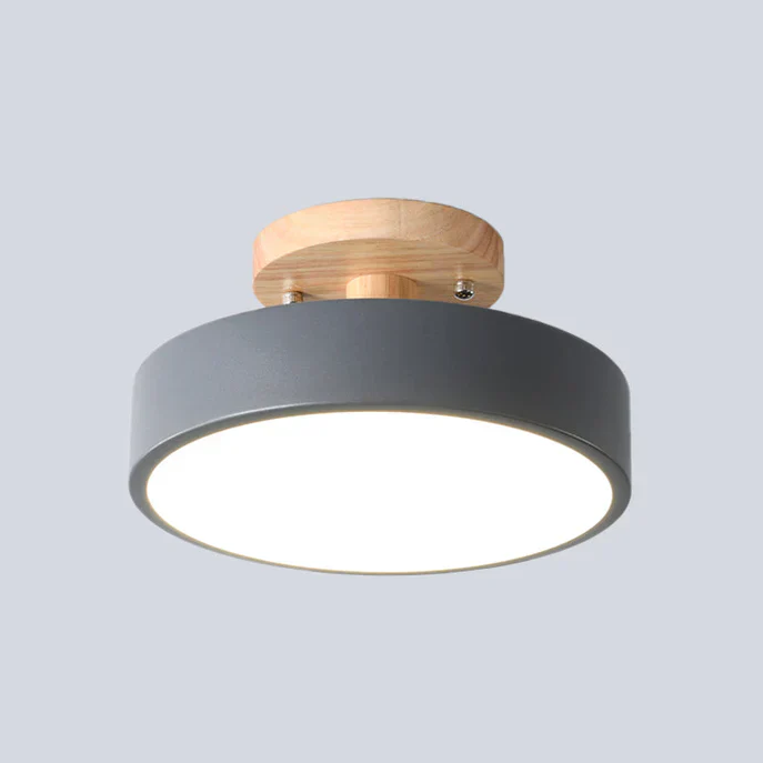Nordic LED Plafondlamp met Minimalistisch Scandinavisch Ontwerp